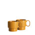 Kubek do herbaty COFFEE & MORE 2-szt, żółty Żółty 5018525-  thumbnail