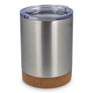 T-ceramic Kubek termiczny z pokrywką Lena 350ml Srebrny