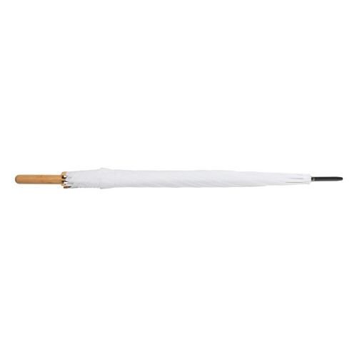 Bambusowy parasol automatyczny 27" Impact AWARE rPET biały P850.663 (2)
