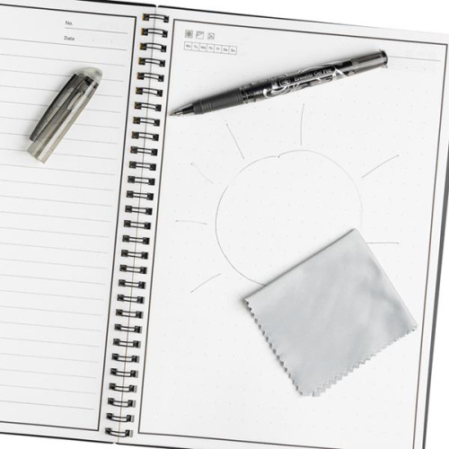 Infinitebook - notes ze zmywalnymi kartkami i pisakiem / Infiwords Czarny IP25057811 (4)