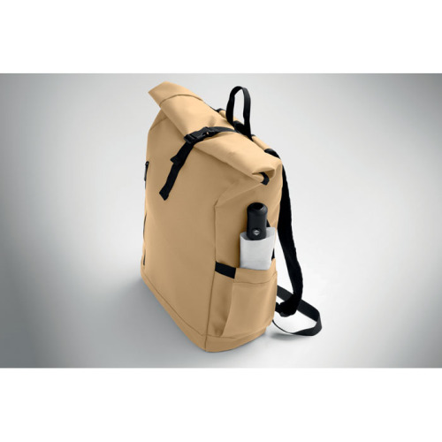 Plecak na laptopa Rolltop 600D Khaki MO2643-39 (10)