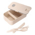 Bambusowe pudełko śniadaniowe 850 ml B'RIGHT, sztućce Neutralny V8831-00 (5) thumbnail