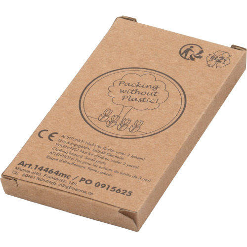 Kredki świecowe 6 kolorów AGOSTINO Wielokolorowy 14464mc (6)