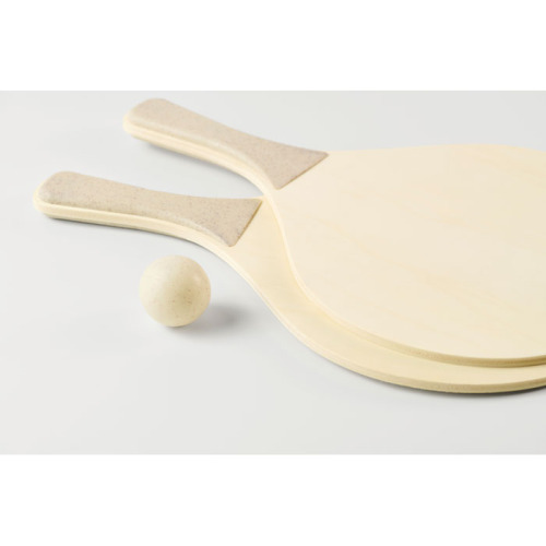 Zestaw rakiet plażowych Drewna MO2638-40 (1)