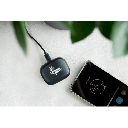 Bezprzewodowe słuchawki douszne Exclusive Collection | Emersyn Czarny VA111-03 (10)