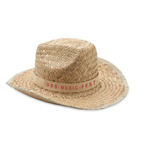 Słomiany kapelusz kowbojski beżowy MO6755-13 (2)