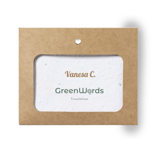 Identyfikator z nasionami dzikich kwiatów Neutralny V0269-00 (4)