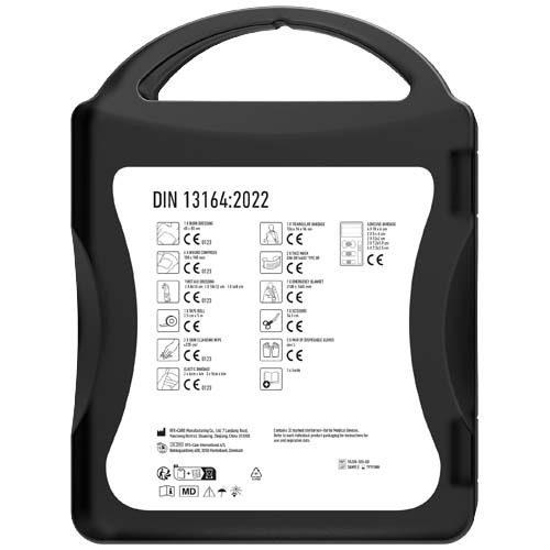 MyKit Zestaw Pierwszej Pomocy DIN Przezroczysty czarny 1Z253107 (4)