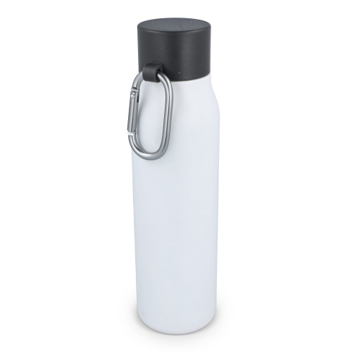 Butelka z matowym wykończeniem, butelka termiczna 600 ml Biały LT98696-N0001 