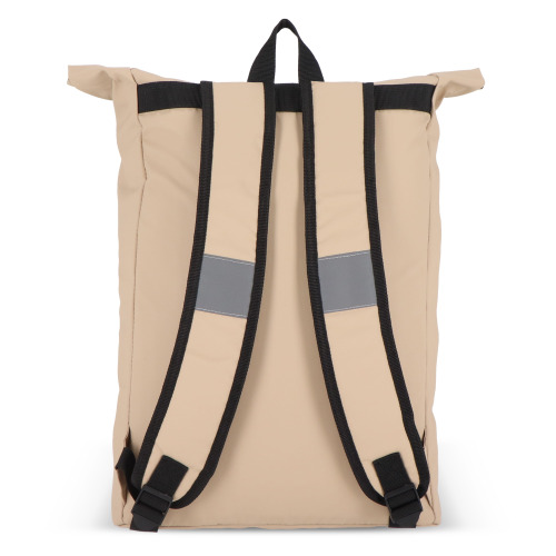 Powlekany PU plecak R-PET 600D o pojemności 20 l Ecru LT95357-N0054 (3)