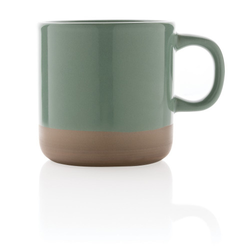 Kubek ceramiczny 300 ml Zielony P434.117 (1)
