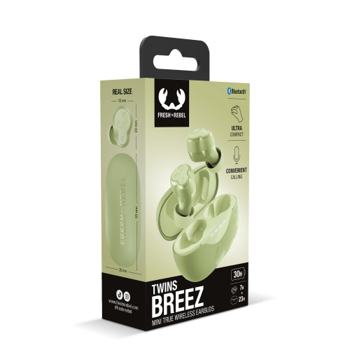 Słuchawki douszne Fresh 'n Rebel Twins Breez True Wireless Jasnozielony LT49738-N0032 (2)