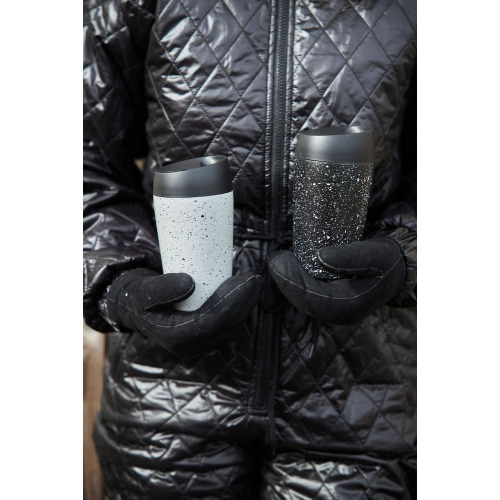 Kubek LOKE 240 ml, biało-czarny Czarno-Biały 5018362- (4)