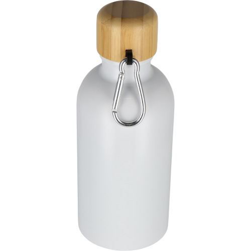 Butelka metalowa 400 ml MARILYN Biały 8497206 (3)