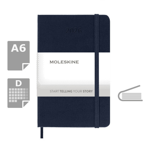 Kalendarz MOLESKINE Ciemnoniebieski VM292-27/2026 