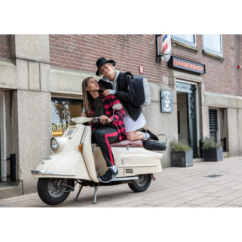 Plecak chroniący przed kieszonkowcami Bobby Compact Czarny, biały P705.651 (18)