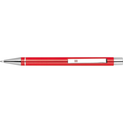 Metalowy długopis półżelowy Almeira czerwony 374105 (1)