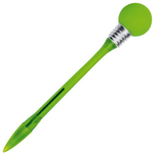 Długopis plastikowy LIGHT BULB Zielony 180109 