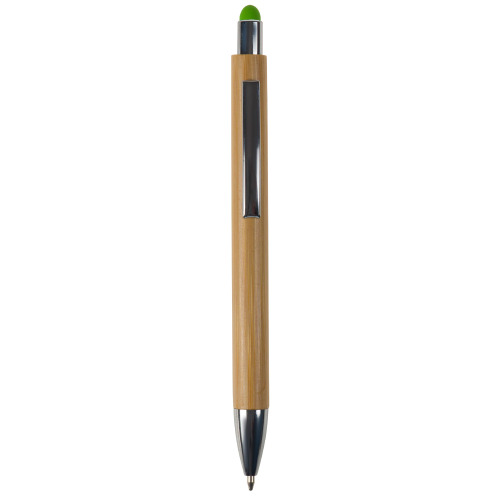 Bambusowy długopis Stylus New york Zielony LT87285-N0031 (4)