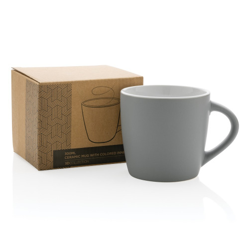 Kubek ceramiczny 300 ml Szary P434.002 (2)