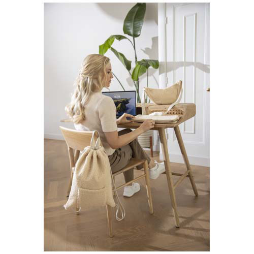 Bear 13-calowe etui sherpa na laptopa z recyklingu z certyfikatem GRS, o pojemności 2 l Piasek pustyni 12077506 (5)