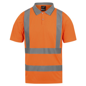 Koszulka Polo Męska Odprowadzajaca Wilgoc Hi-Vis