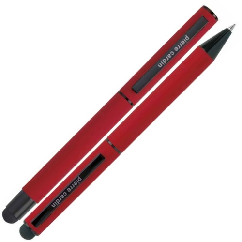 Zestaw piśmienny długopis i pióro kulkowe touch pen soft touch CELEBRATION Pierre Cardin Czerwony B0401003IP305 