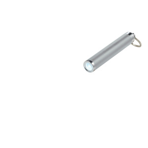 Kieszonkowa latarka LED srebrny