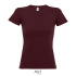 IMPERIAL WOMEN T-SHIRT 190g Burgundy S11502-BG-XL  thumbnail