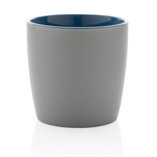 Kubek ceramiczny 300 ml niebieski, szary P434.005 (3)