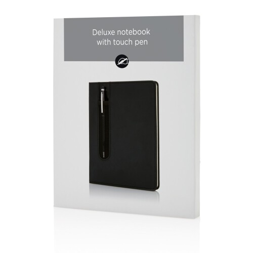Notatnik A5 Deluxe, touch pen czarny P773.311 (3)