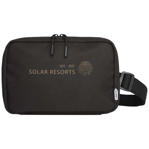 Roam modułowa kosmetyczka wykonana z materiałów z recyklingu z certyfikatem GRS Czarny 12071690 (1)