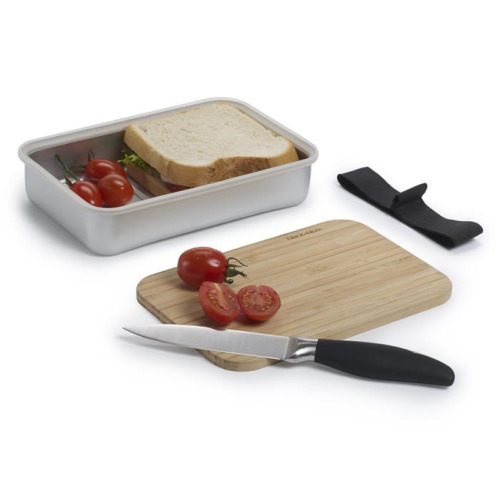 Pojemnik na kanapki SANDWICH ON BOARD BLACK+BLUM Srebrny B3SB001 (2)