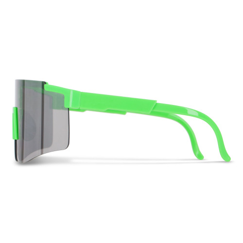 Sportowe okulary przeciwsłoneczne Tom R-PC z lustrzanymi soczewkami UV400 Asortyment fluoru / zielony LT86730-N9931 (2)
