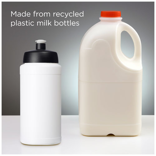 Baseline 500 ml butelka sportowa z recyklingu Biały 21044497 (4)