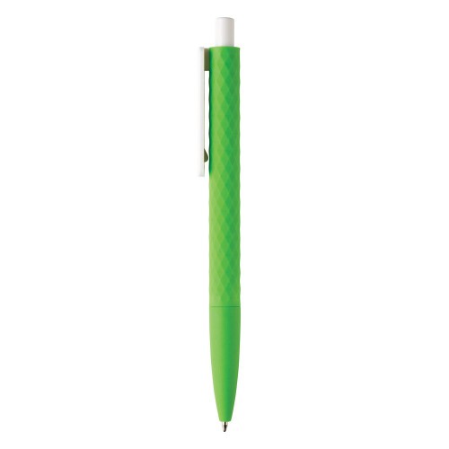 Długopis X3 z przyjemnym w dotyku wykończeniem zielony V1999-06 (1)