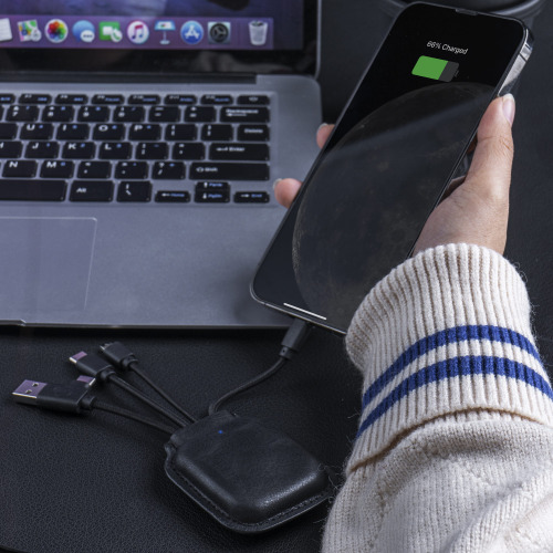 4001 | Xoopar Iné Gamma NFC Powerbank with Charging cables 3000mAh  Czarny LT41014-N0002 (4)