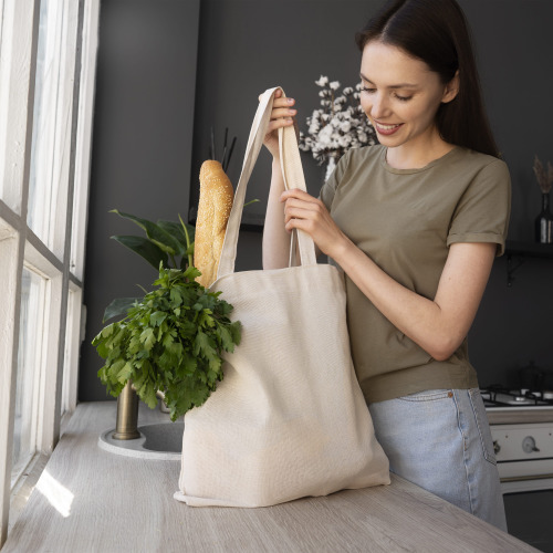 Torba na zakupy płótno OEKO-TEX®280g/m² 42x12x43cm Ecru LT95163-N0054 (2)