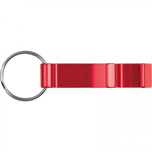 Brelok metalowy otwieracz do butelek ADRIANO Czerwony 8232505 (6)