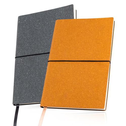 Notes A5 ze skóry z recyklingu / Dubai book Light Brown IP25058038 (6)