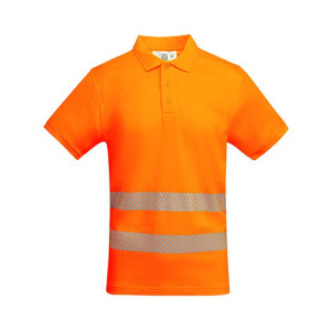 Koszulka Polo Męska Krótki Rękaw Oddychająca Hi-Vis