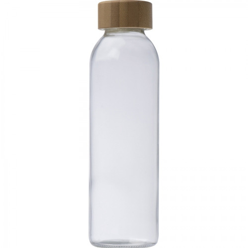 Butelka szklana z pokrowcem 500 ml CARLOTTA Przeźroczysty 6233566 (3)
