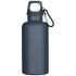 Oregon butelka na wodę o pojemności 400 ml z w jednolitym kolorze z karabińczykiem, wykonana z tworzyw sztucznych pochodzących z recyklingu z certyfikatem RCS  Szaroniebieski 10086355 (2) thumbnail