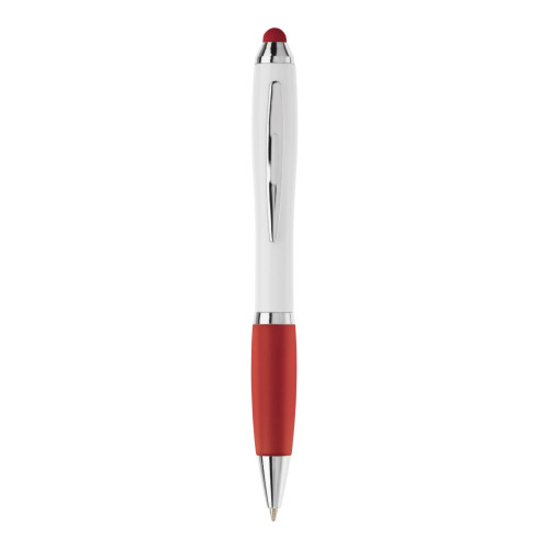 Długopis biały Hawaï stylus Biały / czerwony LT80433-N0121 (3)