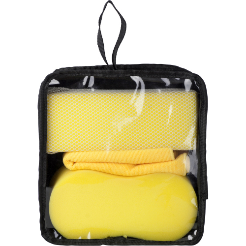 Zestaw do mycia samochodu żółty V7738-08 (1)