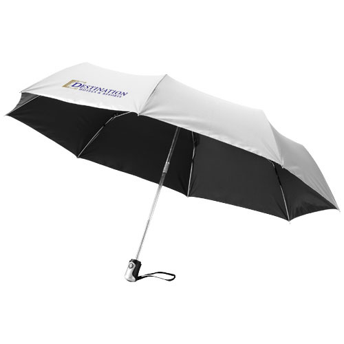 Automatyczny parasol składany 21,5" Alex Srebrny 10901601 (2)