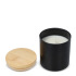 Świeca zapachowa Bhakti na bazie roślin w aluminiowym słoiku z recyklingu Czarny LT90745-N0002 (4) thumbnail