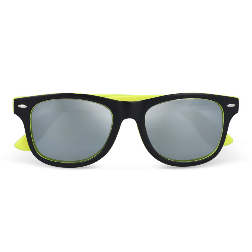 Okulary przeciwsłoneczne Tate z lustrzanymi soczewkami UV400 żółty LT86736-N0041 (2)