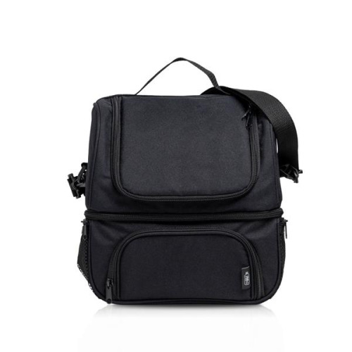 Torba termiczna Rpet z dwiema przegródkami / Ecolunch Czarny IP30038711 