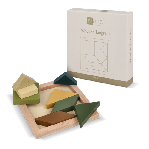 InSideOut Drewniana układanka Tangram think iq Asortyment fluoru LT57405-N0099 (2)
